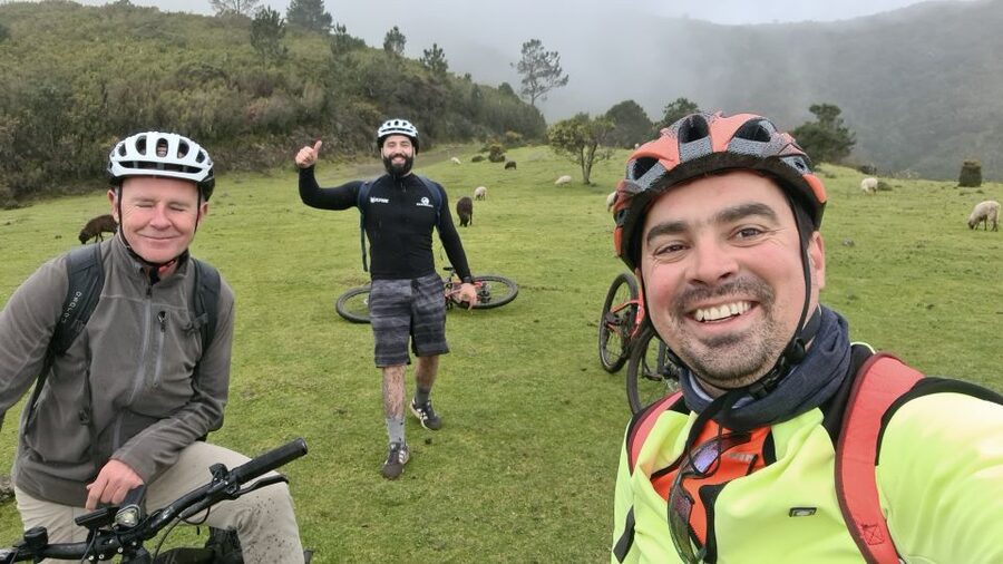 Camacha: Levada Trail e-Bike Guided Tour - Climbing toward Santo da Serra