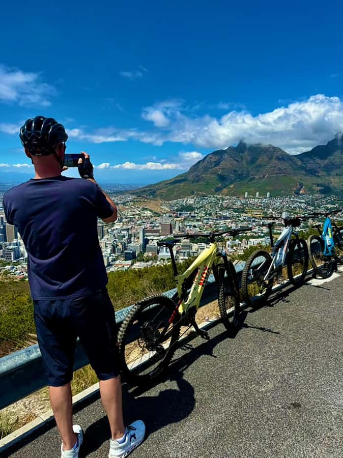 Cape Town: Guided eBike Tour with Signal Hill and Clifton … - Climbing Signal Hill by eBike