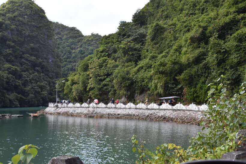 Cat Ba: Lan Ha, HaLong bay full day- biking, kayaking, lunch - A Vietnamese lunch served on board