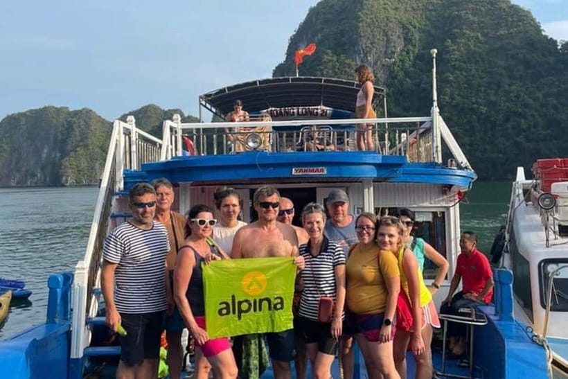 CAT BA: LAN HA & HALONG BAY – KAYAK, BIKE, LUNCH, SNORKEL - Seafood lunch with a view