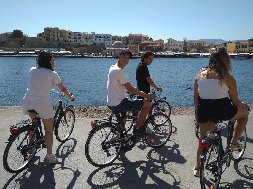 Chania: City Highlights Small Group Bike Tour - Byzantine walls and the quieter old city