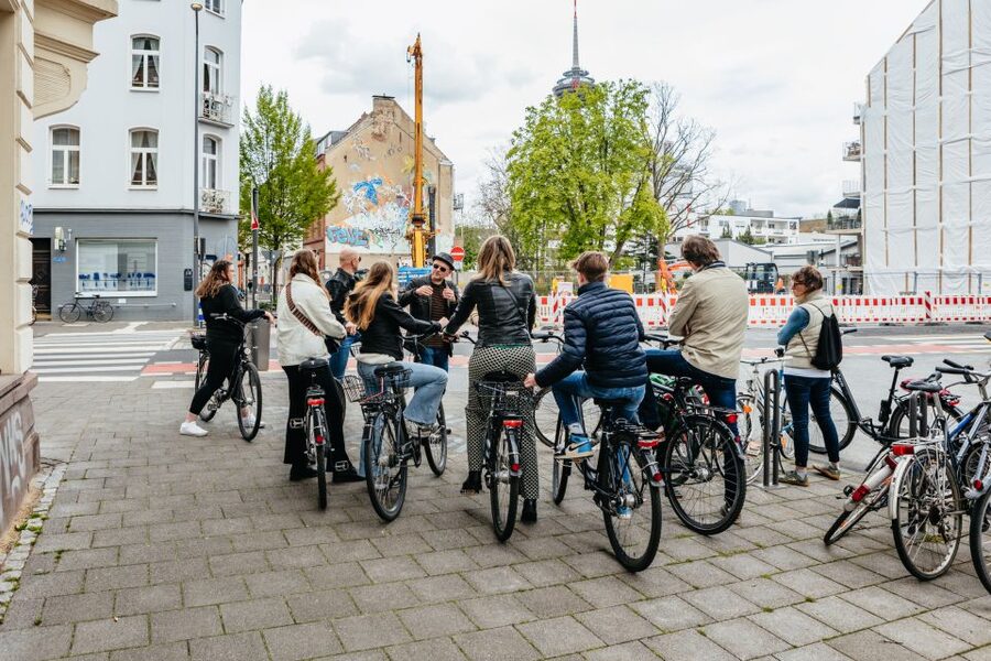 Cologne: Ehrenfeld Street Art Bike Tour - The return route offers more than a simple ride back