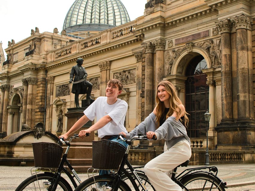 Dresden: Bike Rental - City Bike with Option Children Seat - Using Dresden’s cycle paths at your own pace