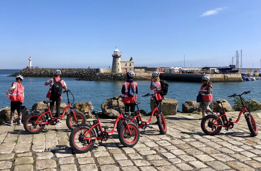 Dublin: Panoramic e-Bike Tour - Returning downhill to Howth Harbour