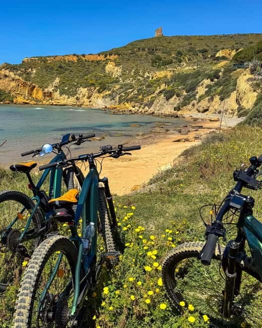E-Bike: Adventure to the Scala dei Turchi, Sicilian Villages, and a food experience - Seeing the white cliffs from more than one viewpoint