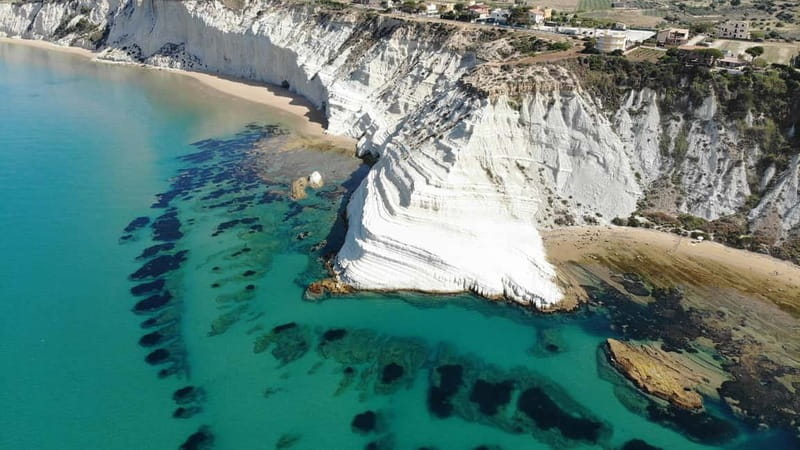 E-Bike: Adventure to the Scala dei Turchi, Sicilian Villages, and a food experience - Beaches, cliffs, and the coast near Capo Rossello