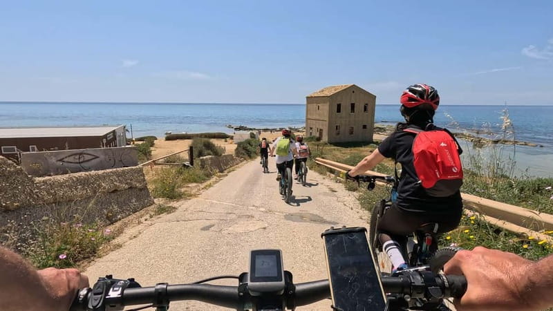 E-Bike: Adventure to the Scala dei Turchi, Sicilian Villages, and a food experience - Meeting in Agrigento and the short van transfer