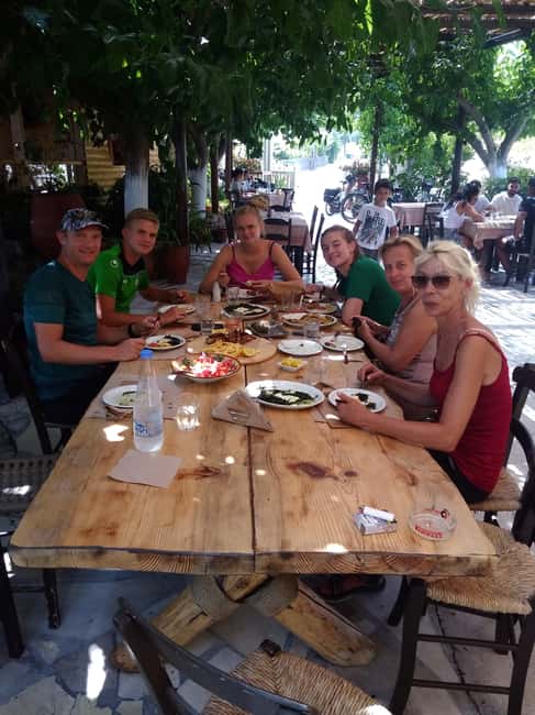 e-Bike Cycling Tour to Arkadi Monastery Full Lunch included - Arsani Monastery and the first uphill stretch