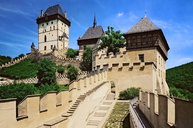 E-Bike Full-Day Trip From Prague:The Mighty Karlstejn Castle - The final climb and the secret castle viewpoint