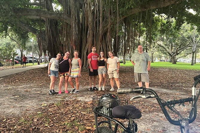 E-Bike Guided Tour Downtown St Pete: Sights & Murals - The Dali Museum after dark, Pioneer Park, and Albert Whitted Park