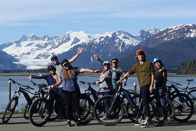 eBike Rainforest Experience - Glacier views, channel scenery, and photo stops
