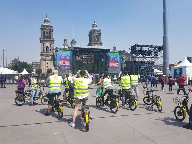 Electric Bike City Tour with a taco stop. - Why an e-bike works so well in Mexico City