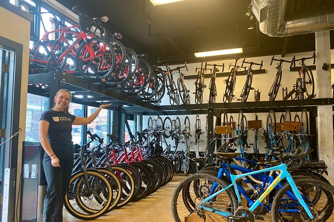Essential Portland Oregon Bike and E-Bike Tour! - Crossing Tilikum Crossing for mountain views