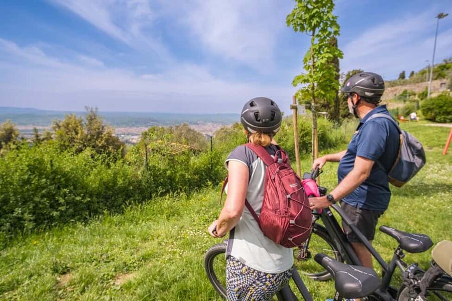 Fiesole E-Bike Tour with Olive Oil Tasting or Pool & Chill - Fiesole: Roman ruins and Florence from above
