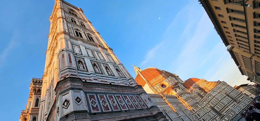 Florence Bike Tour & Sunset & Piazzale Michelangelo - The ride back through evening Florence