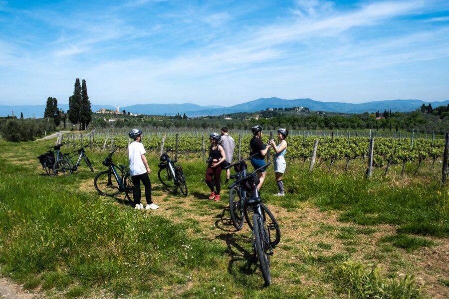 Florence: Chianti E-Bike Tour with Tuscan Lunch & Winery - A family farm, wine, and olive oil