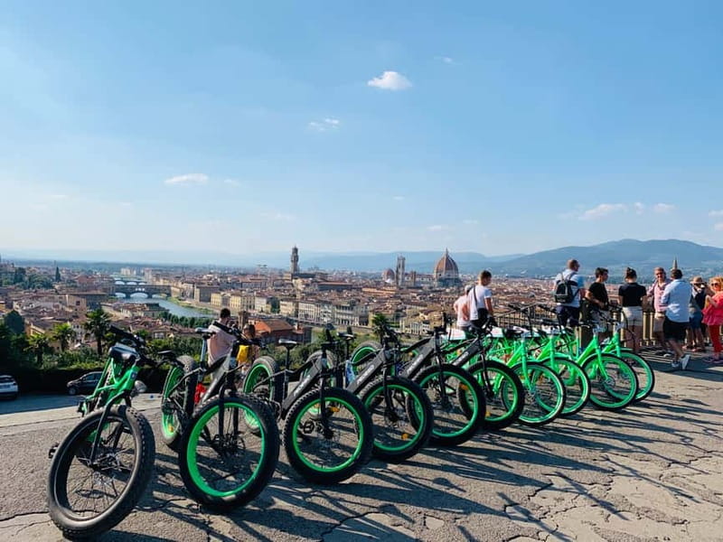 Florence: Guided E-Bike Tour to Piazzale Michelangelo - A two-hour ride through Florence’s historic center