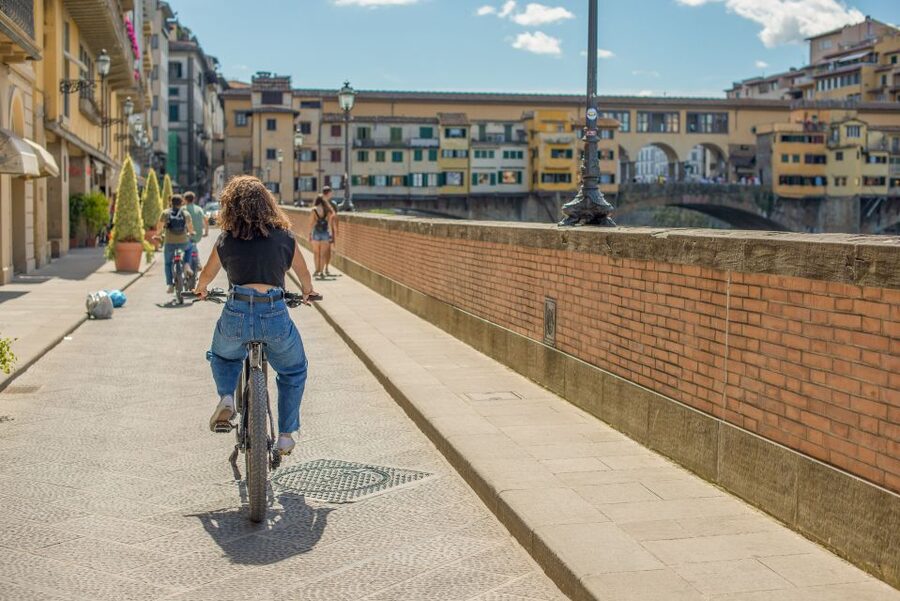 Florence: Guided Electric Bike Tour with Gelato - San Miniato al Monte, a quieter hilltop stop
