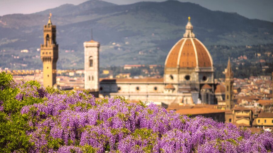 Florence Premium E-Bike Tour + Photo Shoot and Tastings - Piazzale Michelangelo and the south bank