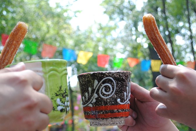Frida Kahlo VIP [Museum Tickets Included] Bike, Markets & Churros - Jardín Centenario and the shape of Coyoacán
