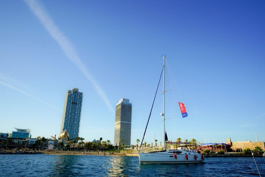 From Barcelona: E-Bike and Sailing Tour with Wine Tastings - Alella wine, cellars, and Catalan tradition