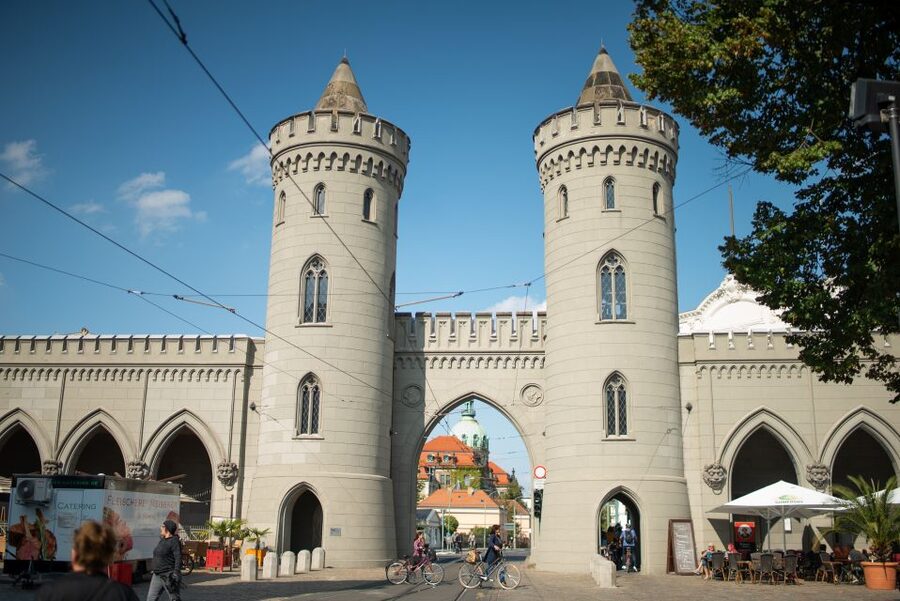 From Berlin: Gardens & Palaces of Potsdam Bike Tour - From Alexanderplatz to Potsdam by train