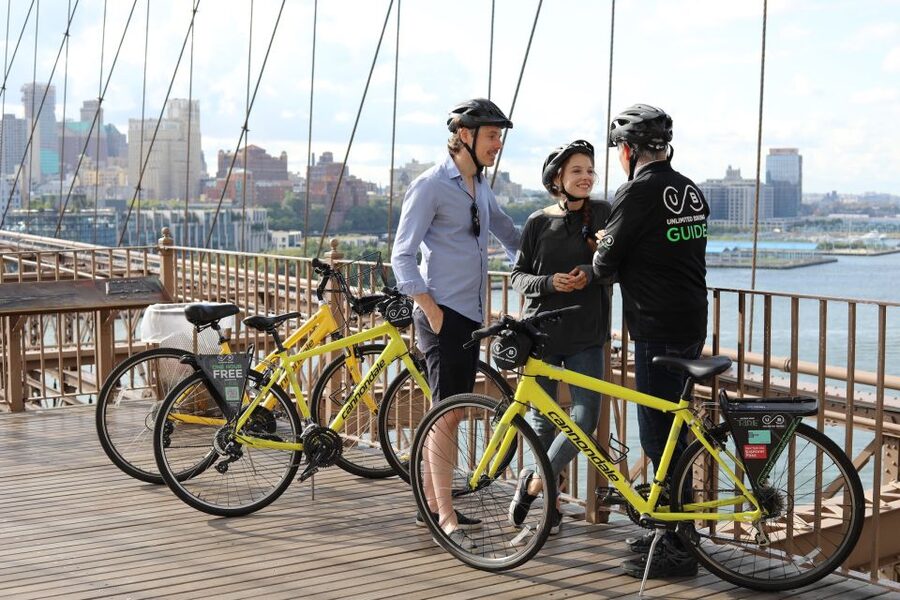 From Manhattan: 2-Hour Brooklyn Bridge Bike Tour - A two-hour route with an unusually big view