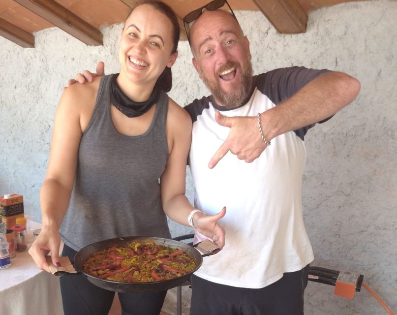 From Sitges: Paella Masterclass, Bike Ride and Winery Visit - Leaving Sitges for the Penedès vineyards