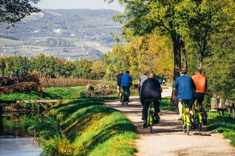 From Verona: Amarone Wine E-Bike Tour with Tasting - The scenery between Verona and Lake Garda