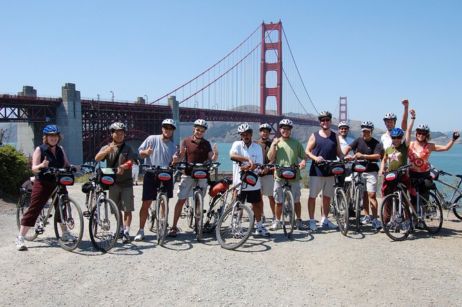 Golden Gate Bridge Guided Bicycle or E-Bike Tour from San Francisco to Sausalito - Fort Mason and the waterfront opening