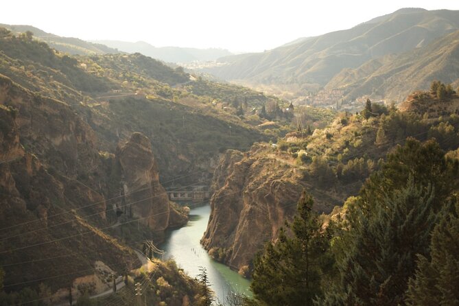 Granada: Nature, Wildlife and Authentic Villages E-bike Tour - The first climb and the view back to Granada