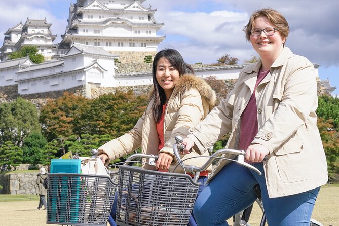 Half-day Himeji Castle Town Bike Tour with Lunch - The quiet view from Otokoyama Hachimangu Shrine