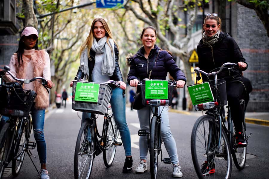 Half-Day Old Shanghai Small Group Bike Tour (Day & Night) - Starting near the Okura Garden Hotel