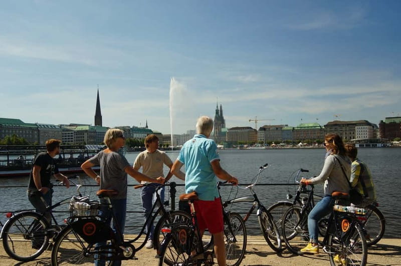 Hamburg 3-Hour Bike Tour - St. Michael’s Church adds a major Hamburg landmark