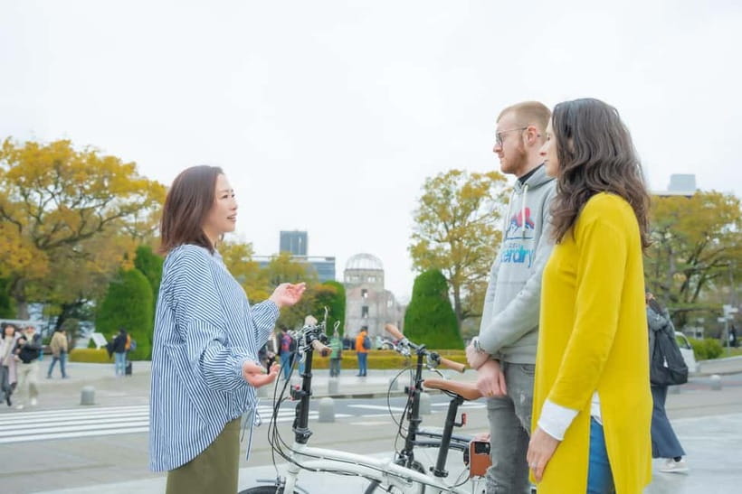 Hiroshima: Peace Cycling Tour with Local Guide - Weather, pace, and group size