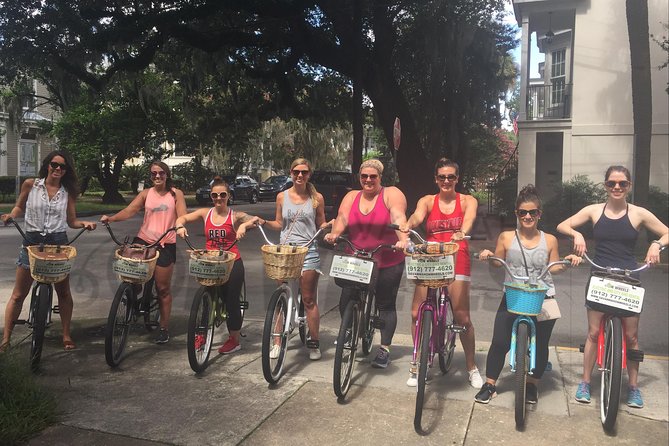 Historical Bike Tour of Savannah and Keep Bikes After Tour - Wright Square, Johnson Square, and the city before Oglethorpe