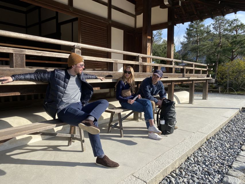 Kyoto: Afternoon Bamboo Forest and Monkey Park Bike Tour - Tenryuji’s Zen gardens and temple grounds
