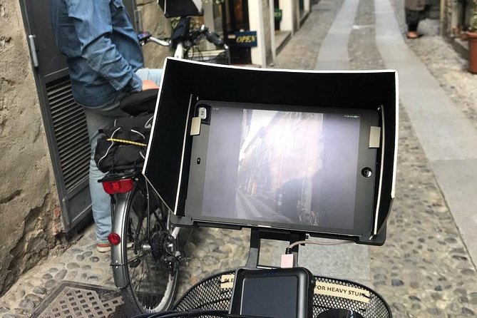 Lake Como: eBike City Tour Guided by an iPad and a Tour Leader - What the iPad and helmet audio actually add