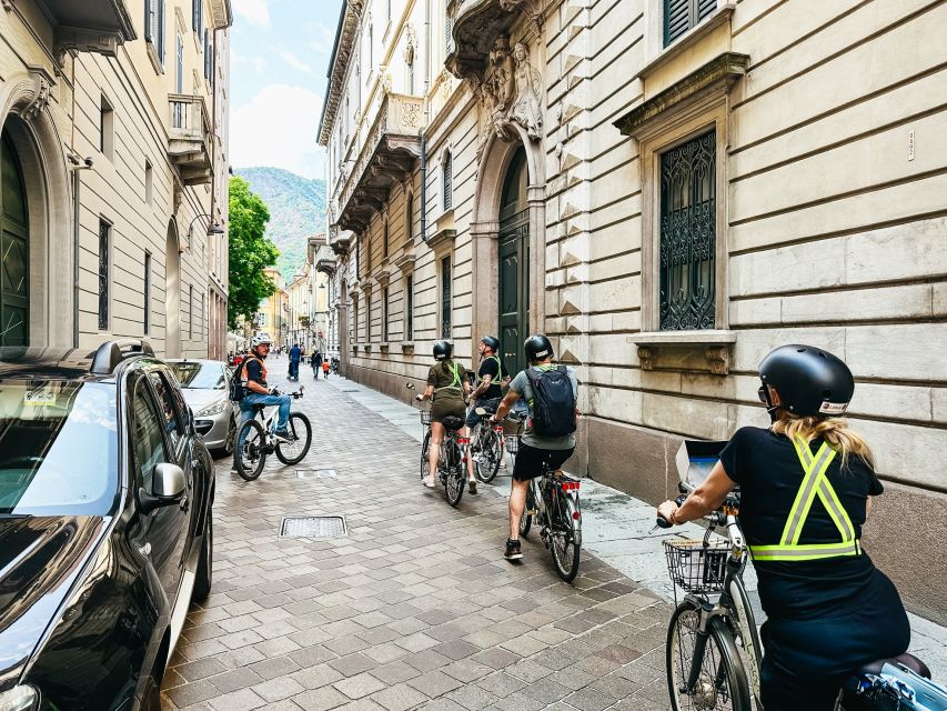 Lake Como: eBike Tour with Live Guide, eHelmet, and iPad - Como’s old streets, monuments, and villas