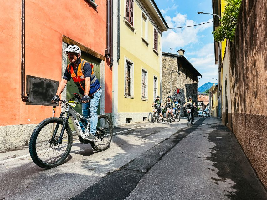 Lake Como: eBike Tour with Live Guide, eHelmet, and iPad - Lake views without a large coach