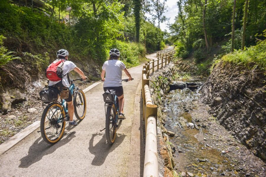 Lake Como to Lake Lugano: E-Bike Three Panoramic Lakes - Lake Piano and the old railway cycle path