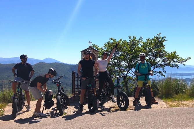 Lefkada: Mountain Gems Electric Fat Bicycle Tour & Tasting - Platistoma and the road to Alexandros