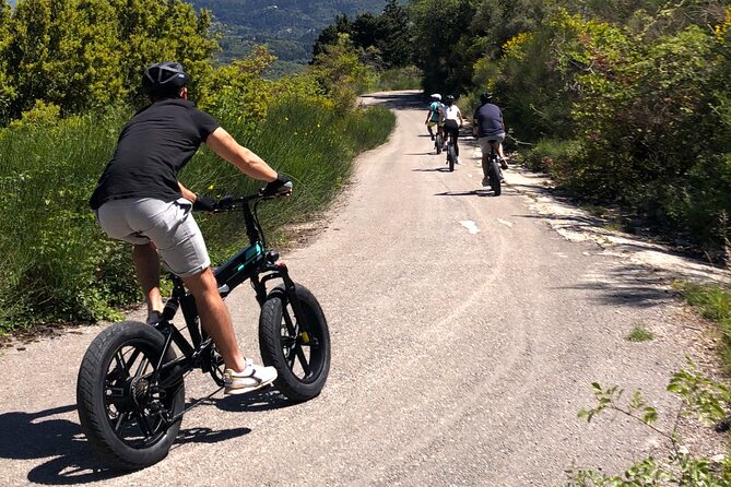 Lefkada: Mountain Gems Electric Fat Bicycle Tour & Tasting - Starting in Karya with a proper bike briefing