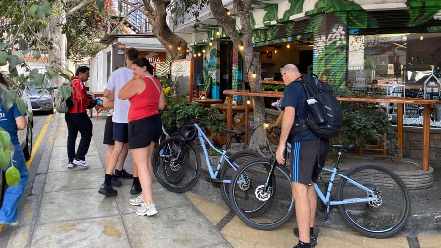Lima: Sightseeing Bike Tour with Food and Drink Tastings - Maraparte finishes with ceviche
