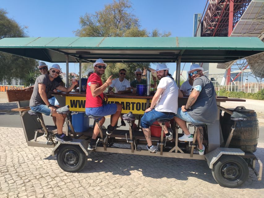 Lisbon: 1-Hour Beer Bike Tour with Draft Beer & Sangria Ride - The one-hour route along the Tagus