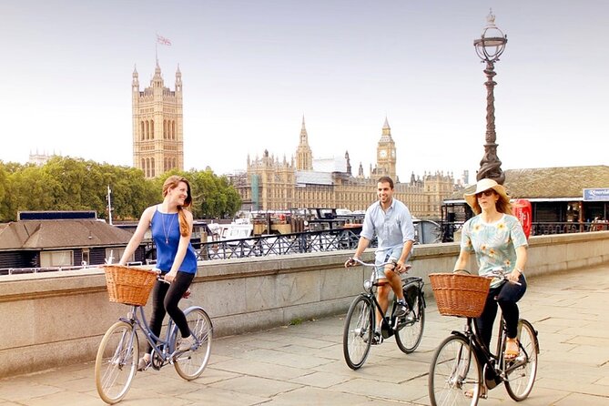 London Bike Tour: Landmarks, Secret Gems, Pub Stop & Street Art - Westminster Abbey, St James’s Park, and royal London