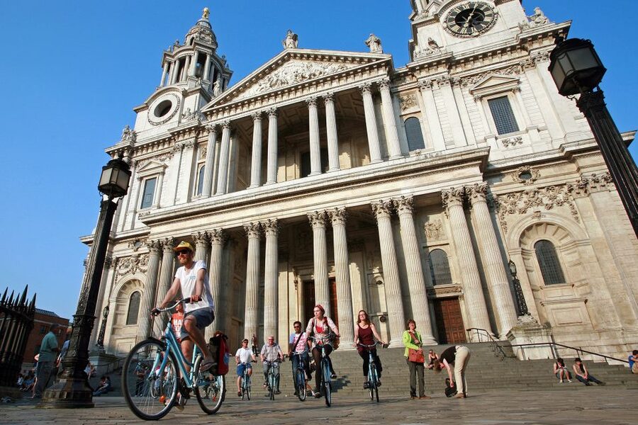 London: East London Town 3.5-Hour Bike Tour - St. Katherine’s Dock and the old warehouses