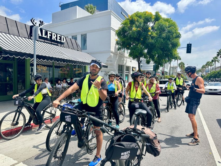 Los Angeles: Beverly Hills Guided Electric Bike Tour - The Pacific Design Center and the road toward Beverly Hills