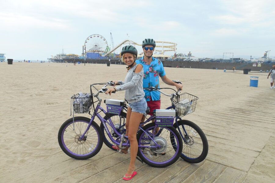 Los Angeles: Santa Monica and Venice eBike Tour - Santa Monica beach and the ride beneath the pier