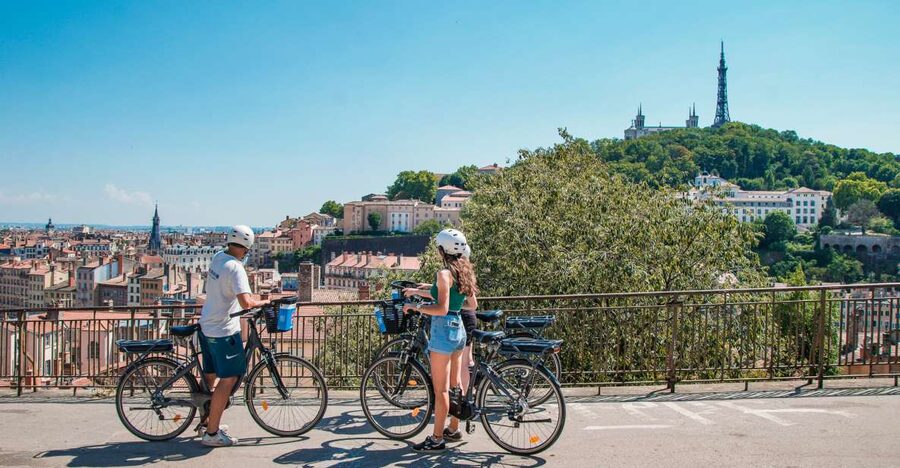 Lyon: 2-Hour Panoramic E-Bike Tour - Fourvière Hill and the city spread below